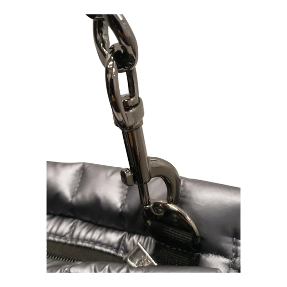 Think Royln Shiny Dark Grey Shoulder Bag - Picture 5 of 12